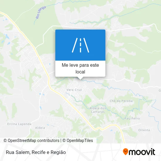 Rua Salem mapa
