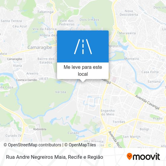 Rua Andre Negreiros Maia mapa