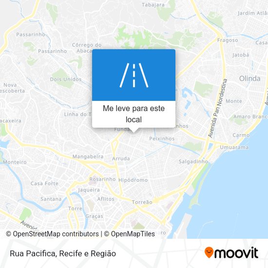 Rua Pacifica mapa
