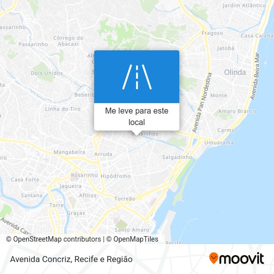 Avenida Concriz mapa