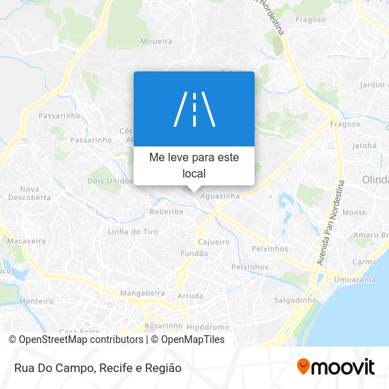 Rua Do Campo mapa
