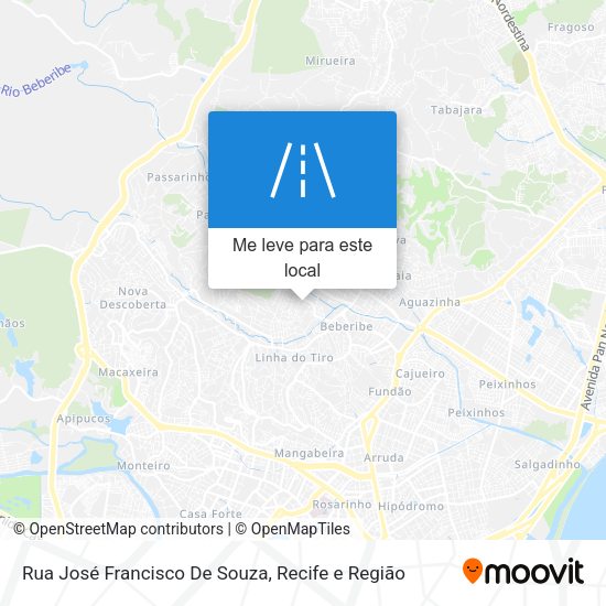 Rua José Francisco De Souza mapa