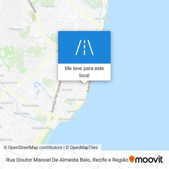Rua Doutor Manoel De Almeida Belo mapa