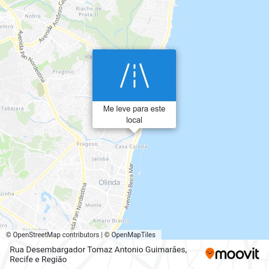Rua Desembargador Tomaz Antonio Guimarães mapa