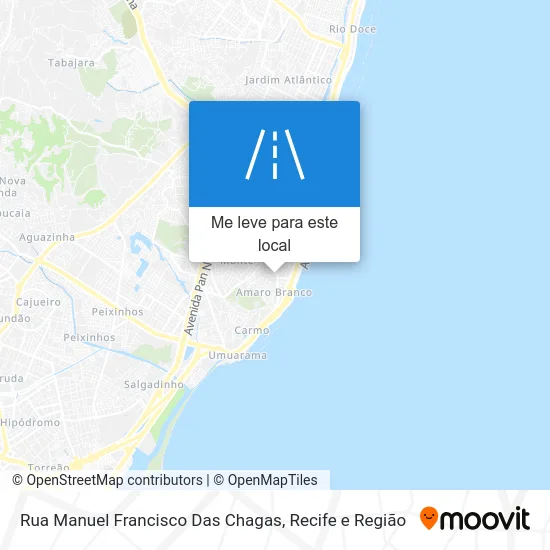 Rua Manuel Francisco Das Chagas mapa