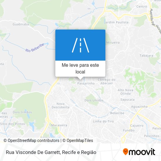 Rua Visconde De Garrett mapa