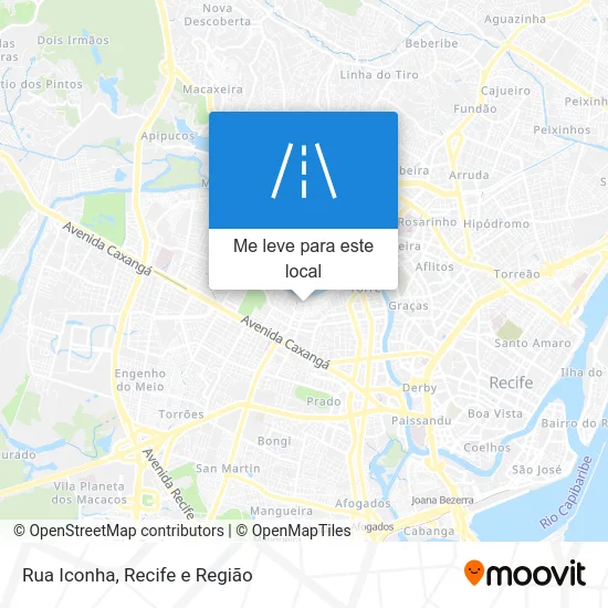 Rua Iconha mapa