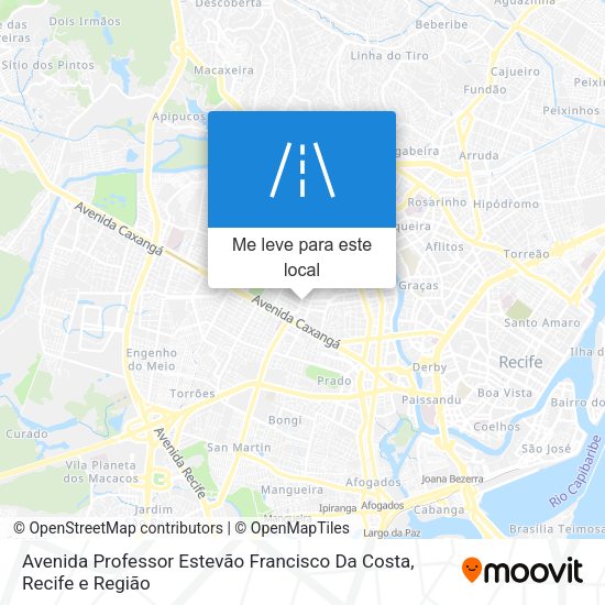 Avenida Professor Estevão Francisco Da Costa mapa