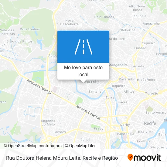 Rua Doutora Helena Moura Leite mapa