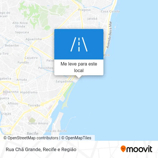 Rua Chã Grande mapa