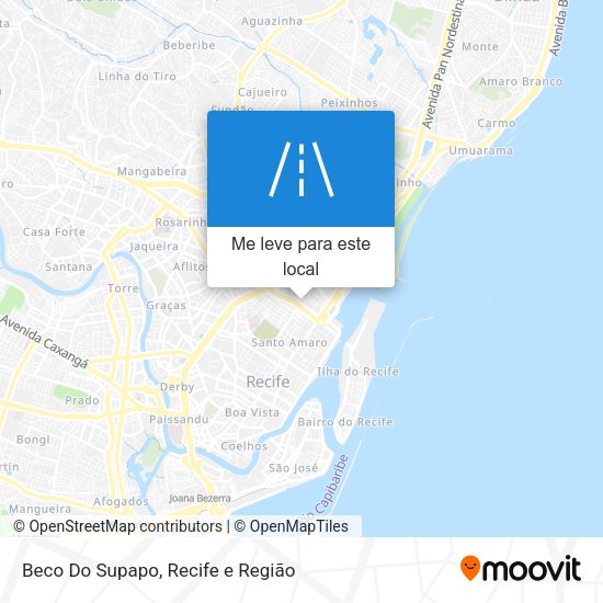 Beco Do Supapo mapa