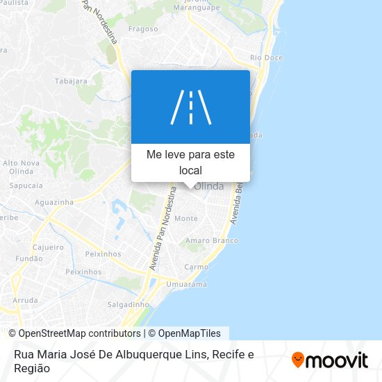 Rua Maria José De Albuquerque Lins mapa