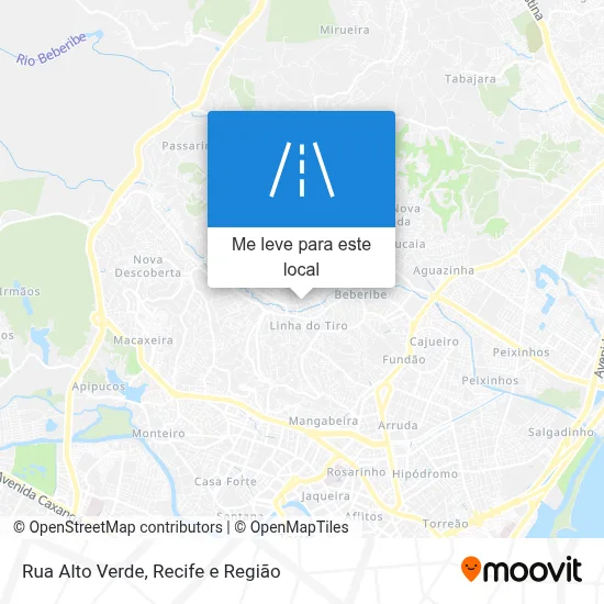 Rua Alto Verde mapa