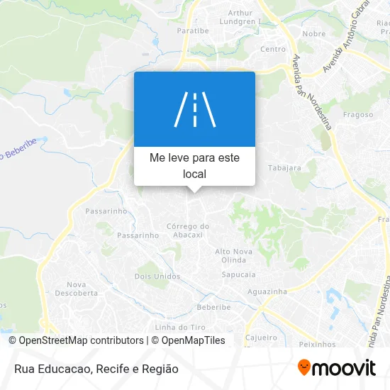 Rua Educacao mapa