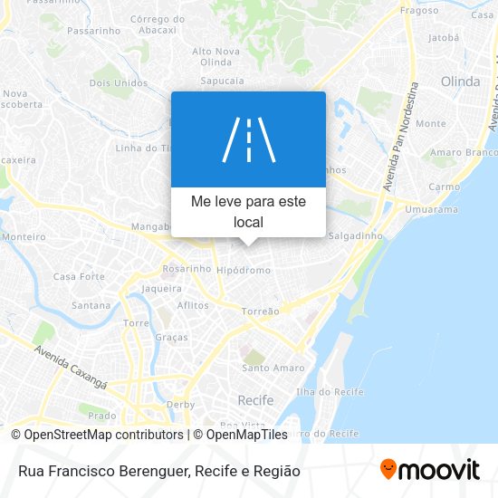 Rua Francisco Berenguer mapa