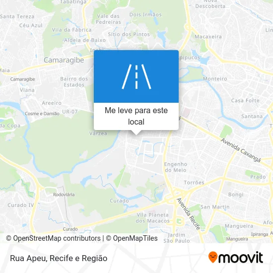 Rua Apeu mapa