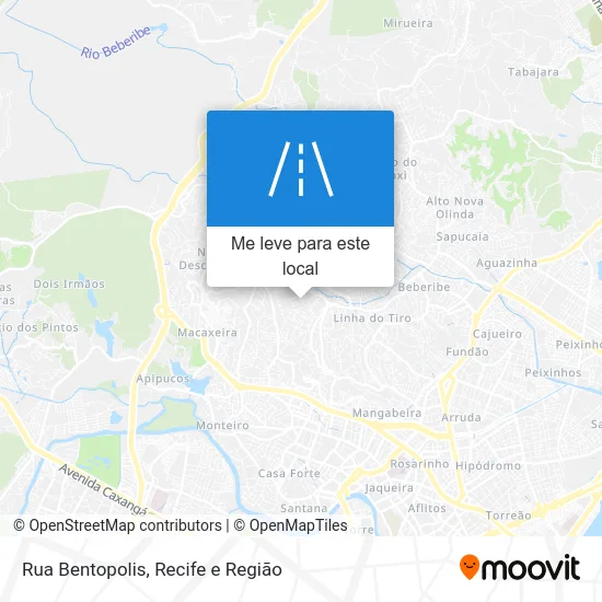 Rua Bentopolis mapa