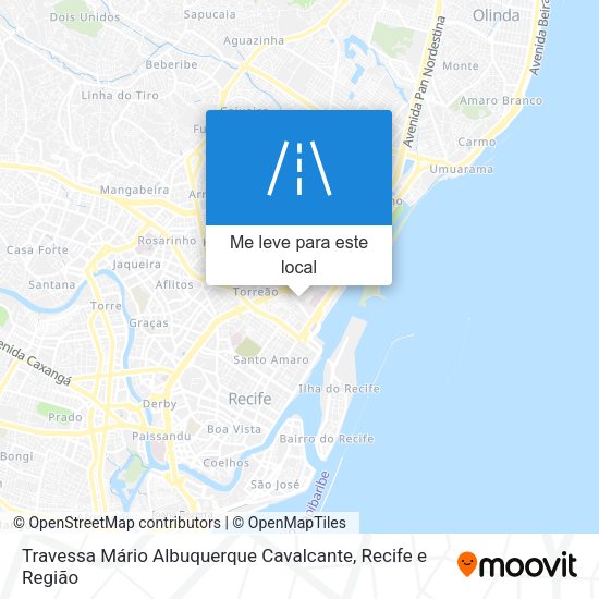 Travessa Mário Albuquerque Cavalcante mapa