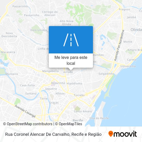 Rua Coronel Alencar De Carvalho mapa