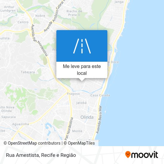 Rua Amestista mapa