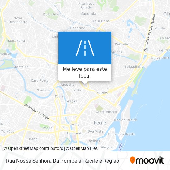 Rua Nossa Senhora Da Pompéia mapa