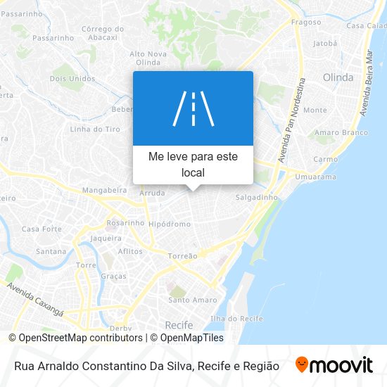 Rua Arnaldo Constantino Da Silva mapa