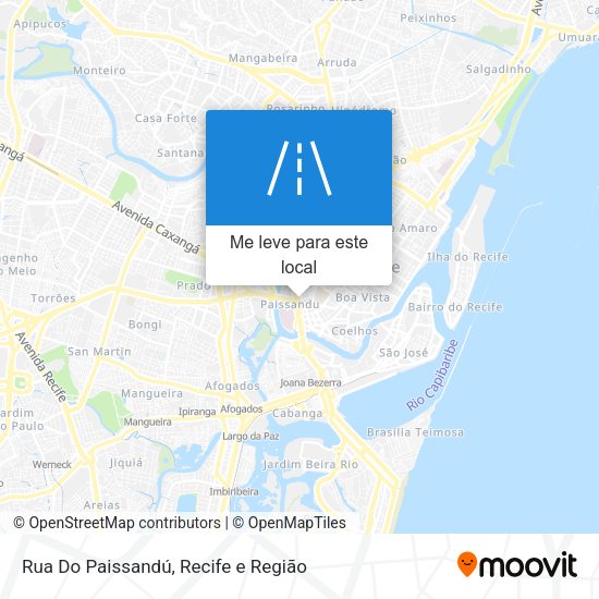 Rua Do Paissandú mapa