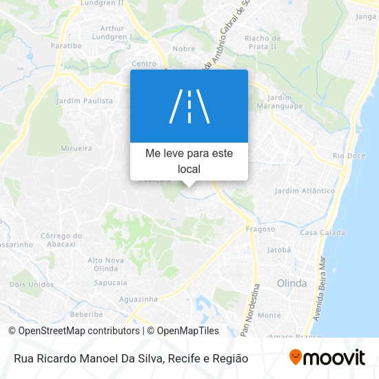 Rua Ricardo Manoel Da Silva mapa