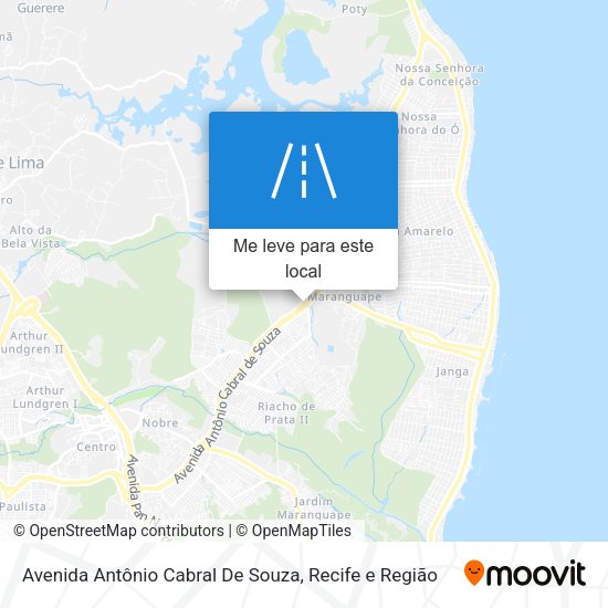 Avenida Antônio Cabral De Souza mapa
