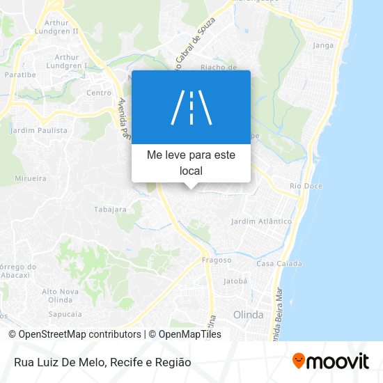 Rua Luiz De Melo mapa