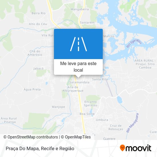 Praça Do Mapa mapa