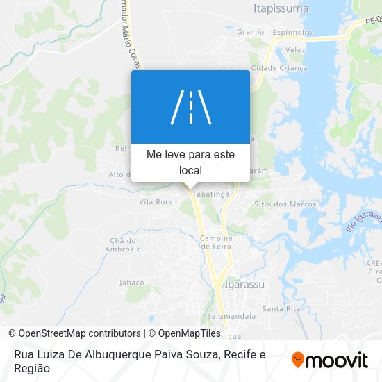 Rua Luiza De Albuquerque Paiva Souza mapa
