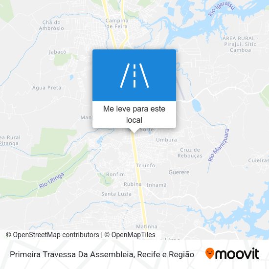 Primeira Travessa Da Assembleia mapa