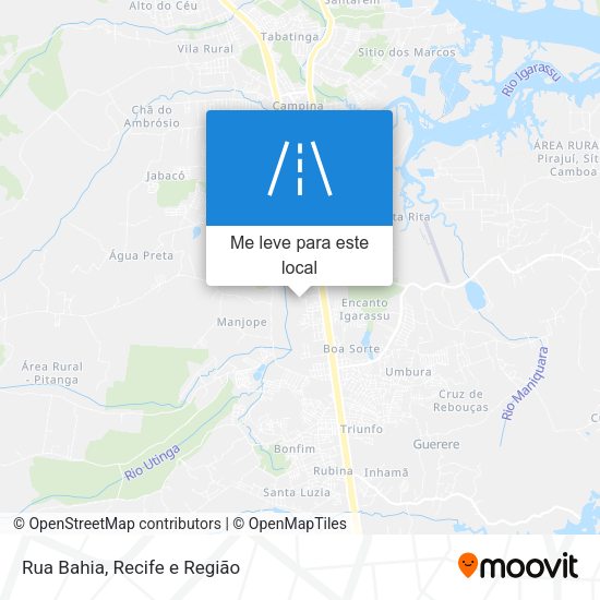 Rua Bahia mapa