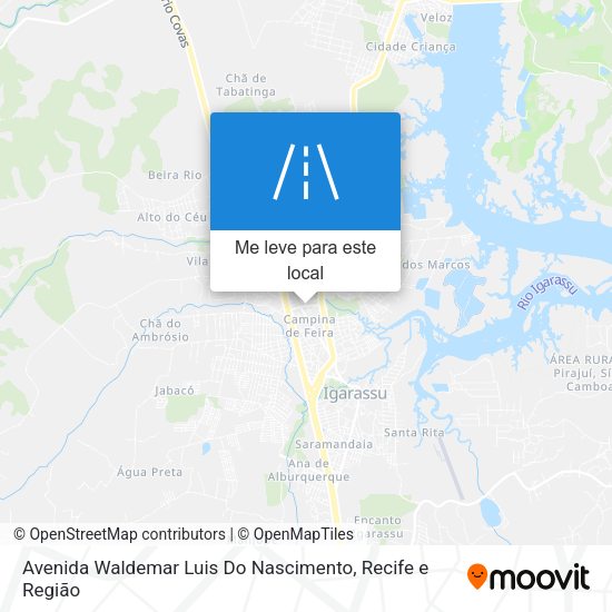 Avenida Waldemar Luis Do Nascimento mapa