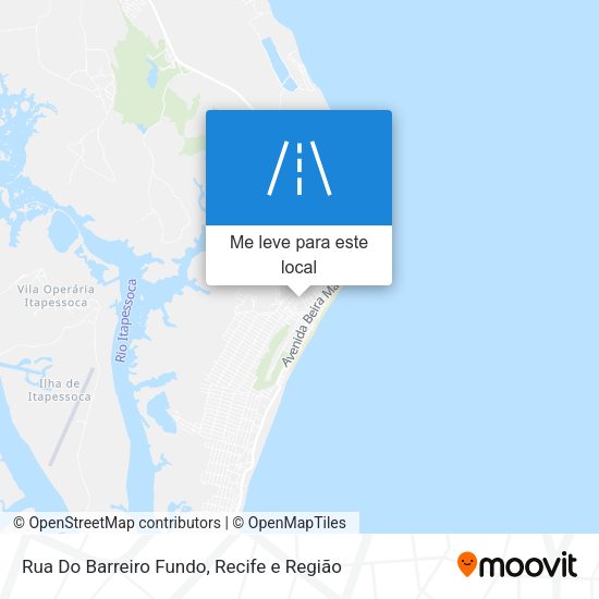 Rua Do Barreiro Fundo mapa
