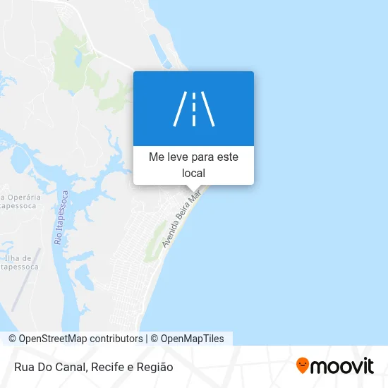 Rua Do Canal mapa