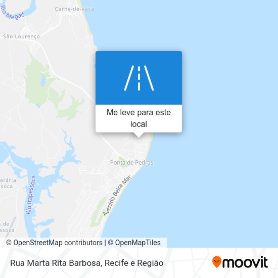Rua Marta Rita Barbosa mapa