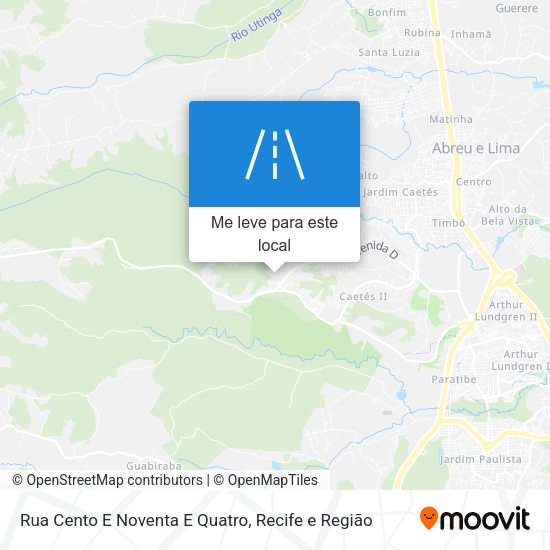 Rua Cento E Noventa E Quatro mapa