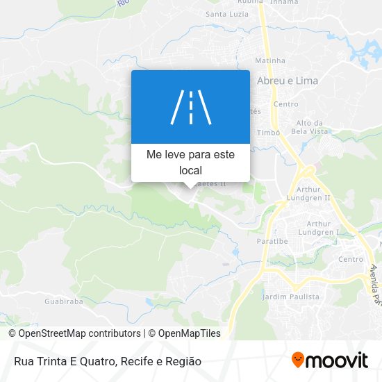 Rua Trinta E Quatro mapa