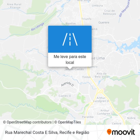 Rua Marechal Costa E Silva mapa