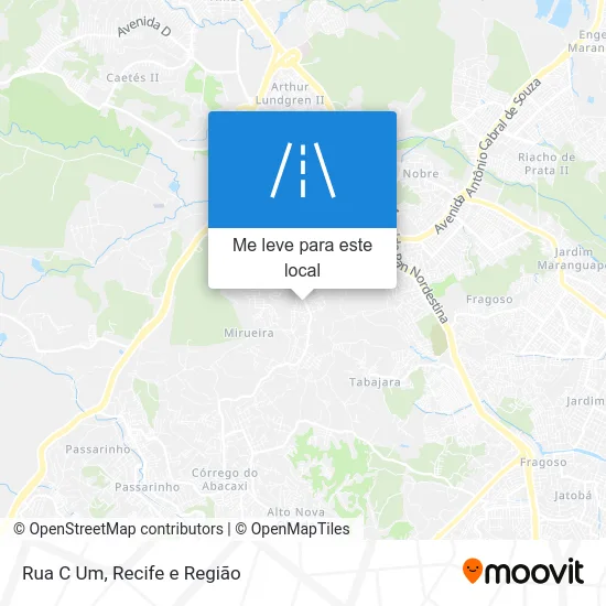 Rua C Um mapa