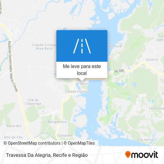 Travessa Da Alegria mapa