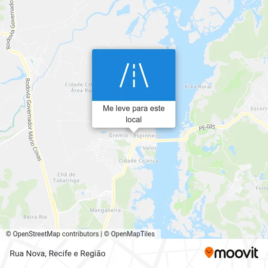 Rua Nova mapa