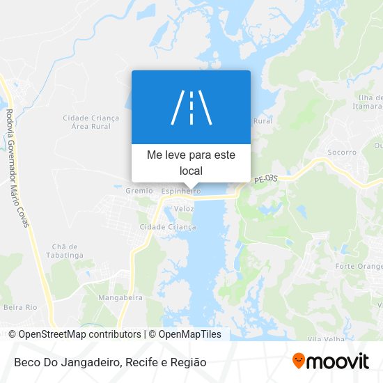 Beco Do Jangadeiro mapa