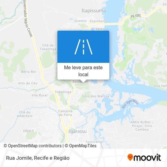 Rua Jomile mapa