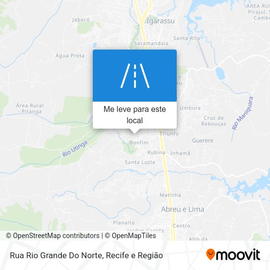 Rua Rio Grande Do Norte mapa