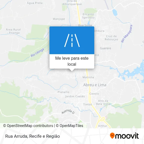 Rua Arruda mapa