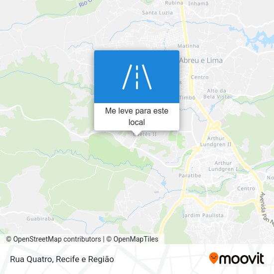 Rua Quatro mapa