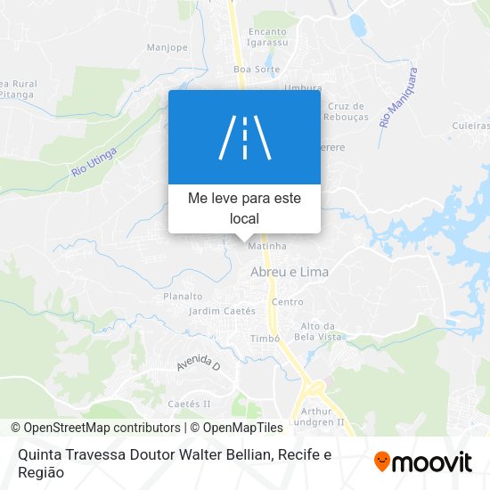 Quinta Travessa Doutor Walter Bellian mapa